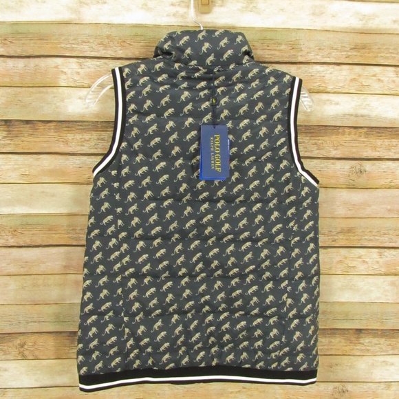 POLO  RLX Printed Reversible Water Repellent/Down Filled Vest NWT S - Picture 8 of 15